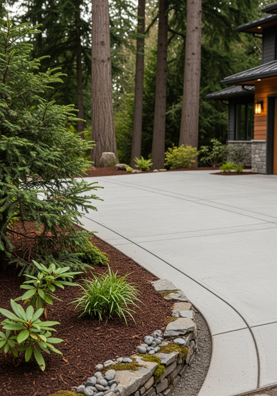 Portrait of a crew member and Woodinville homeowner on a completed property with professional grading and landscape integration.